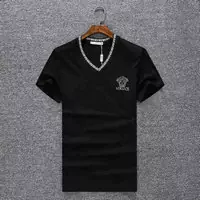 versace logo t-shirt classic medusa col v-black